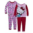 BG 4pc Kitty PJ Red
