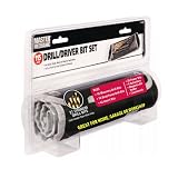 Master Mechanic 112695 115-Piece Drilling/Screwdriving Set with Roll Up Pouch