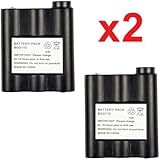 2 Pack Fenzer Replacement Two-Way Radio Batteries for Midland BATT5R BATT-5R