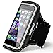 Ubegood Waterproof Sport Armband with Adjustable Running Belt for iPhone 6/6s/5/5s/5c,Galaxy S6 edge/S6/S5/S4 (White)