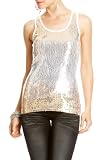 2b Ombre Sequin Racerback Tank
