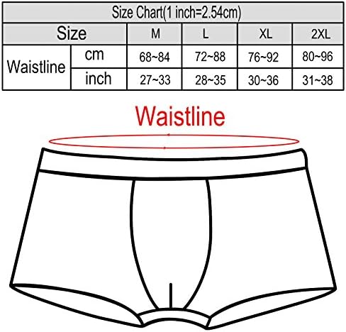 Men's Ultra-Thin Sexy Boxer Briefs Lips Pattern Shorts Red (XXL)