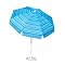 Patio Umbrella 7.5' - Blue Stripe