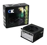 CiT 700W Power Supply Unit with PSU and Dual 12V Rails - Black Edition