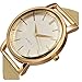 Lebanon Women Gold Mesh Band Quartz Gold Watch
