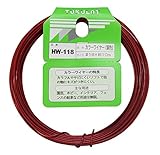 WAKI カラーワイヤー #18X10m 銅色 HW-118