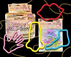 Body Parts Rubba Rubber Bandz Band Wristband (12)