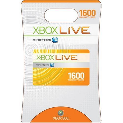 XBOX360 LIVE マイクロソフトポイントカード 1600 北米版