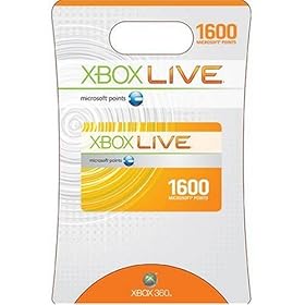 【クリックで詳細表示】XBOX360 LIVE マイクロソフトポイントカード 1600 北米版