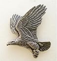 Eagle In Flight Pin Badge