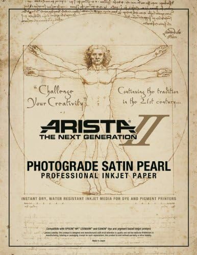 Arista II Inkjet Pearl 8.5 x 11/25 sheets - 10.4mil (2442812)