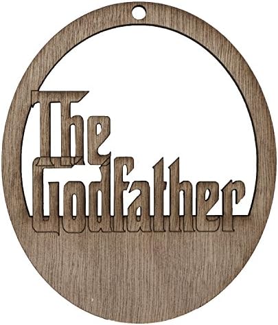 3.4"x4" Wooden The Godfather Ornament