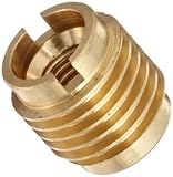 E-Z LOK Threaded Insert For Hard Wood, 5/16-24 Int Thread - Brass (Pack of 10)