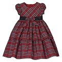Toddler Girls' Cherokee&reg; Plaid Dress - Fiesta Red