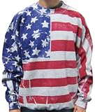 Flag FR1200 - Frank Allover American Flag Crew Neck Sweatshirt