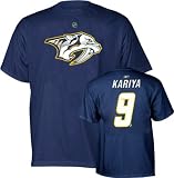 Paul Kariya Nashville Predators Navy Name and Number T-Shirt