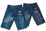 Infant Boys' Denim Jeans with Racecar Patches