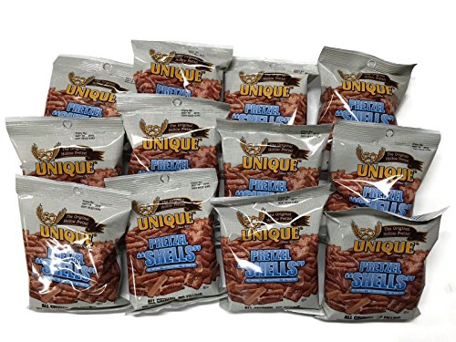 Unique Pretzel Shells Snack Pack, 1.5 Oz. Bags (Set of 12)