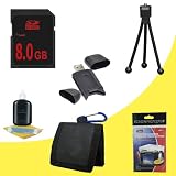 Buy 8 GB Class 10 SDHC Flash Memory Card + USB Reader + Bonus Starter Kit for Canon... by DavisMAX&node=172282