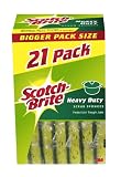 Scotch-Brite Heavy Duty Scrub Sponge, 21 Count