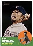 2012 Topps Heritage 370 Koji Uehara - Texas Rangers (ENCASED MLB Trading Card)
