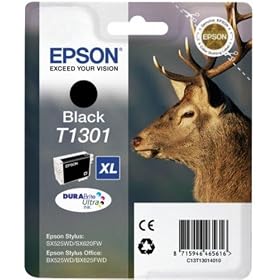 Epson Ink Cart T130 Retail Pack Untagged - Black