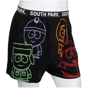South Park Men's Neon Boys Knit Boxer