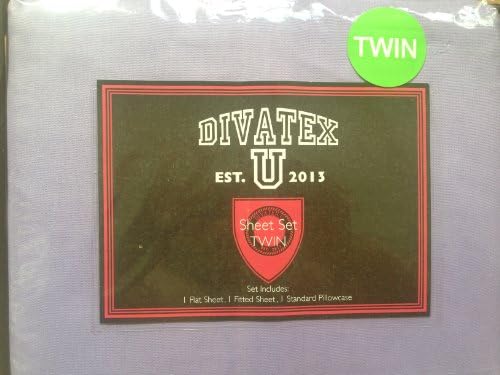 Divatex Kids Mircrofiber Twin 3 Piece Sheet Set Purple