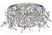 Romance Collection Crystal Flower 29 Wide Ceiling Light