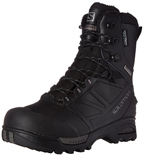Salomon Men's Toundra Pro Cswp-M Snow Boot, Black/Black/Autobahn, 9.5 D US