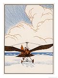 Ornithopter 1928 Giclee Poster Print by Edward Shenton, 18x24