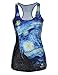 Ninimour- Women Digital Printed Sleeveless T Shirt Vest Tank Tops
