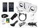 iShoppingdeals- 13 Items Premium Accessory Bundle Combo For Samsung YP-P2 Series Bundle Pack Includes: Black Skin case + Clear Crystal Case + usb Car Charger + usb Wall Charger + usb Straight data cable + Mini Speaker + Adjustable Armband + Belt Clip +Lanyard + Screen Protector +3.5mm~3.5mm Straight Audio cable + White Stereo Headphone & Fishbone style Keychain