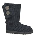 Uggs Women's Classic Cardy 5819 Boot- Black (Women's US Size 7, Black) [Apparel]