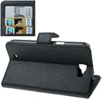 NOV@GO� Funda Negro cuero con soporte...