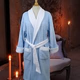 Armani International, Faccia dei Colori Collection Egyptian Cotton Bath Robe, Italian made terry, Sophisticated & chic!