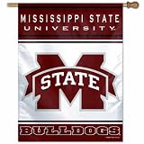 NCAA Mississippi State Bulldogs 27-by-37 inch Vertical Flag