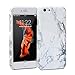 iPhone 6s Marble Case, iPhone 6s Case, GMYLE Snap Cover Glossy for iPhone 6/6s – White Marble Pattern Slim Hard Back Case