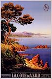 La Cote d’Azur Poster Print by M. Tangry, 24×36