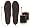 Therm-ic Schuhheizung Powerpack Set Basic, schwarz/grau/rot, 01 0100 005