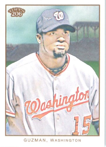 2009 Topps 206 Baseball Card #295 Cristian Guzman Washington Nationals® Mint Condition- Shipped In Protective ScrewDown Display Case!