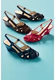 Chadwicks Crossband Slingback Wedges
