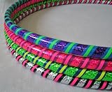 Weighted Hula Hoop for Exercise and Fitness - Glitter &...