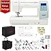 Janome Memory Craft Horizon 8200 QCP Special Edition Computerized Sewing Machine w/Extension Table + Trolley + Semi-Hard Cover + Cloth Guide + Much More!
