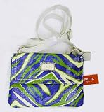 RELIC by FOSSIL FLAP CROSS BODY XBODY DAPHNE HANDBAG BAG TOTE WALLET Blue White Multi