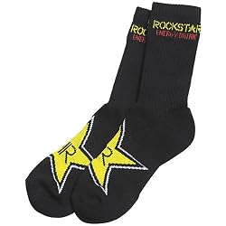 Answer Racing Rockstar Crew Adult MX Motorcycle Socks - Black