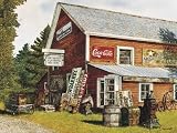 Antique Signs by Michael Davidoff. CANVAS with 1 1/2 inch bars. 20.00 inches width by 16.00 inches height. Highest Quality Art Poster Print