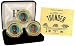Oklahoma City Thunder 24Kt Gold & Color 3 Coin Set
