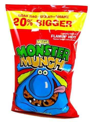 Walkers Monster Munch Chips Flamin Hot