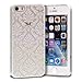 iPhone SE Case, GreatShield TACT Series Design Pattern Rubber Coating Slim Fit Hard Case Cover for Apple iPhone SE / 5S / 5 (Damask - White)